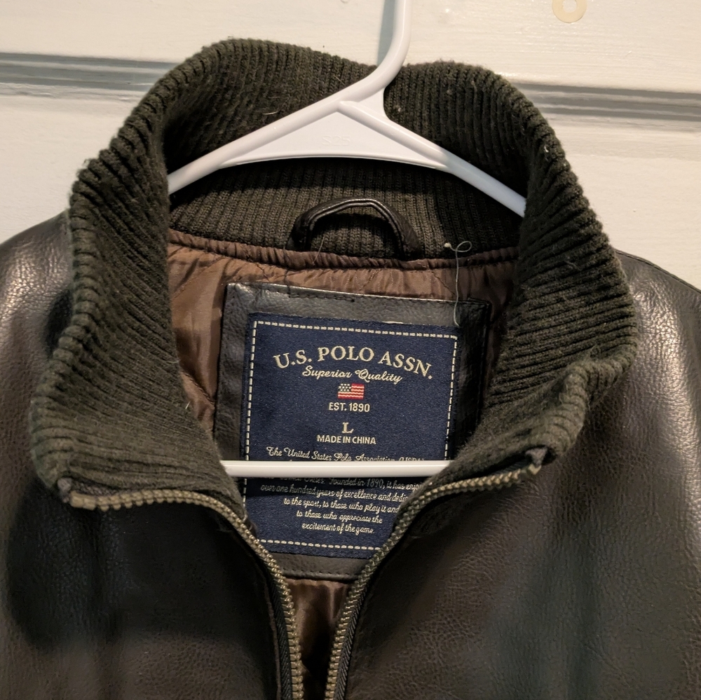 Men's leather jacket